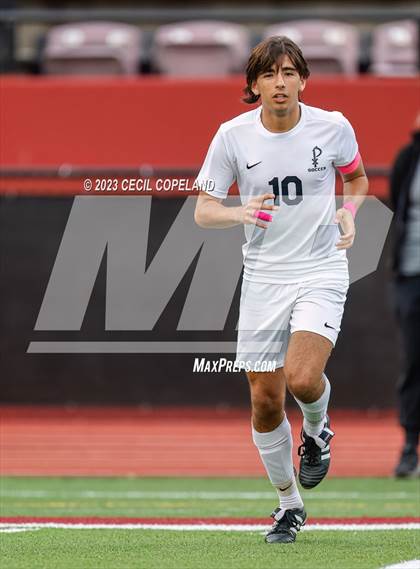 Thumbnail 2 in St. Pius X Catholic vs. Lassiter (GHSA 6A Quarterfinal) photogallery.