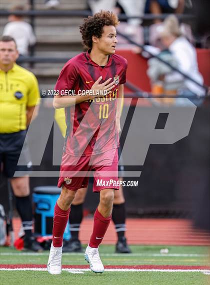 Thumbnail 1 in St. Pius X Catholic vs. Lassiter (GHSA 6A Quarterfinal) photogallery.
