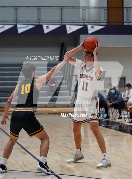 Thumbnail 1 in Brebeuf Jesuit Preparatory vs Avon (Sneakers for Santa Shootout) photogallery.