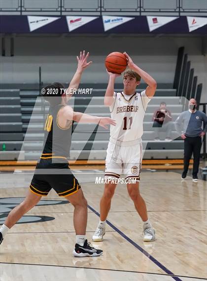 Thumbnail 3 in Brebeuf Jesuit Preparatory vs Avon (Sneakers for Santa Shootout) photogallery.