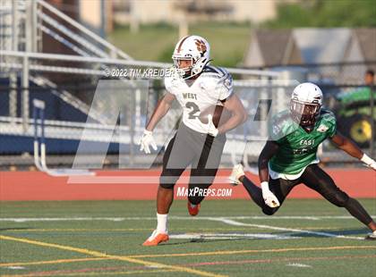 Thumbnail 2 in Titan Threadz PSFCA East/West Large School All-Star Game photogallery.