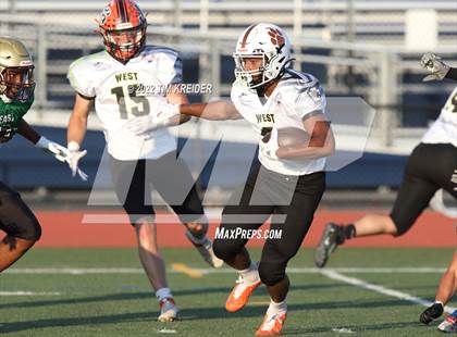 Thumbnail 2 in Titan Threadz PSFCA East/West Large School All-Star Game photogallery.
