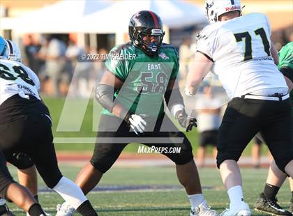 Thumbnail 1 in Titan Threadz PSFCA East/West Large School All-Star Game photogallery.
