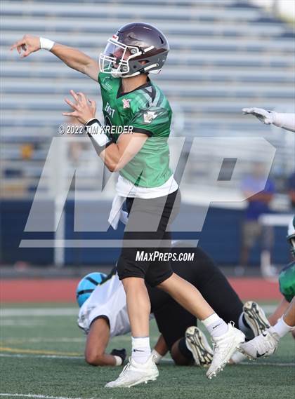 Thumbnail 2 in Titan Threadz PSFCA East/West Large School All-Star Game photogallery.