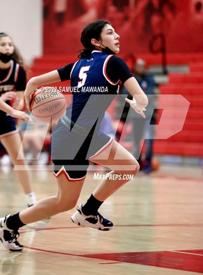 Thumbnail 3 in Brentwood School vs  Bishop Conaty-Loretto photogallery.