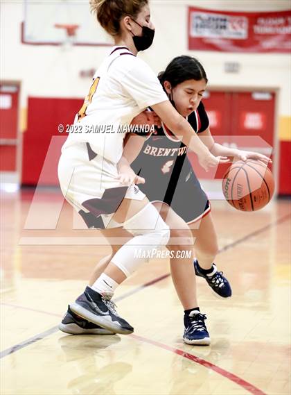 Thumbnail 1 in Brentwood School vs  Bishop Conaty-Loretto photogallery.