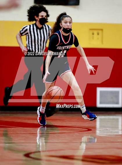 Thumbnail 1 in Brentwood School vs  Bishop Conaty-Loretto photogallery.