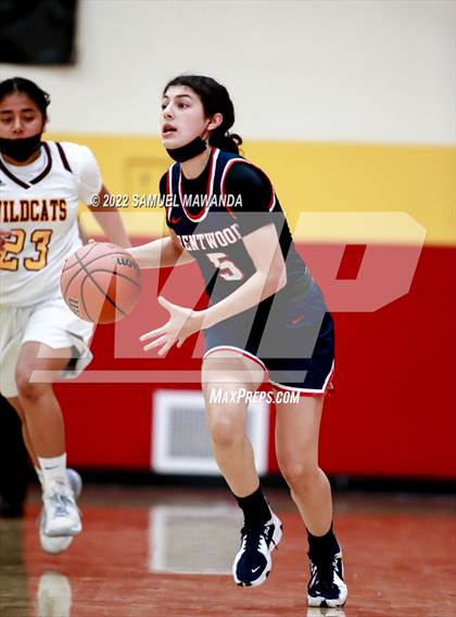 Thumbnail 3 in Brentwood School vs  Bishop Conaty-Loretto photogallery.