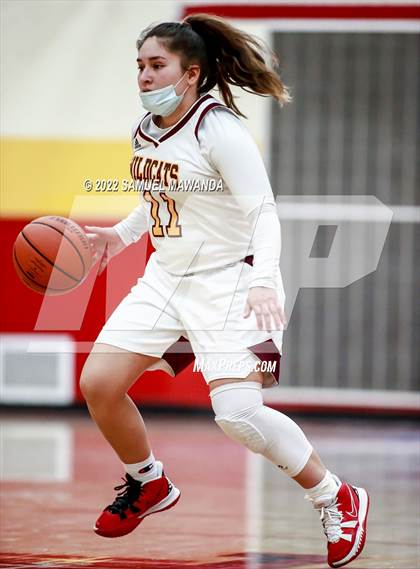 Thumbnail 2 in Brentwood School vs  Bishop Conaty-Loretto photogallery.