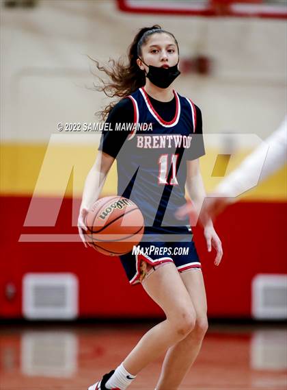 Thumbnail 1 in Brentwood School vs  Bishop Conaty-Loretto photogallery.