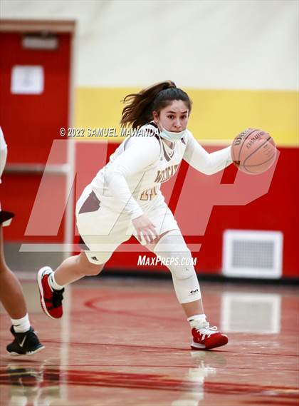 Thumbnail 1 in Brentwood School vs  Bishop Conaty-Loretto photogallery.