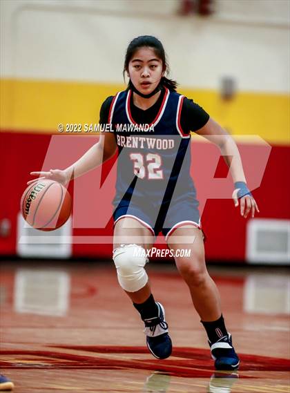 Thumbnail 3 in Brentwood School vs  Bishop Conaty-Loretto photogallery.