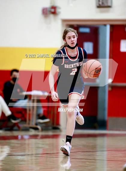 Thumbnail 3 in Brentwood School vs  Bishop Conaty-Loretto photogallery.
