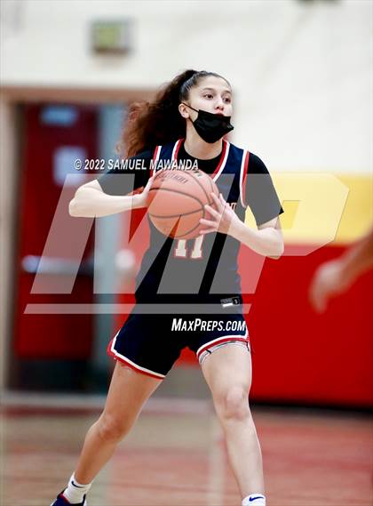 Thumbnail 3 in Brentwood School vs  Bishop Conaty-Loretto photogallery.