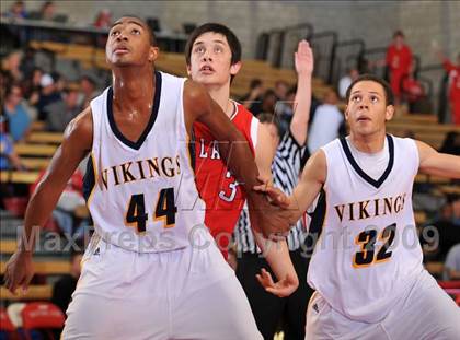 Thumbnail 2 in Campbell Hall vs. Lutheran (Nike Extravaganza) photogallery.