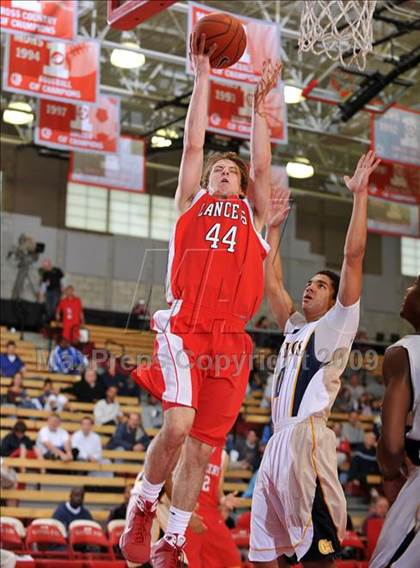 Thumbnail 2 in Campbell Hall vs. Lutheran (Nike Extravaganza) photogallery.