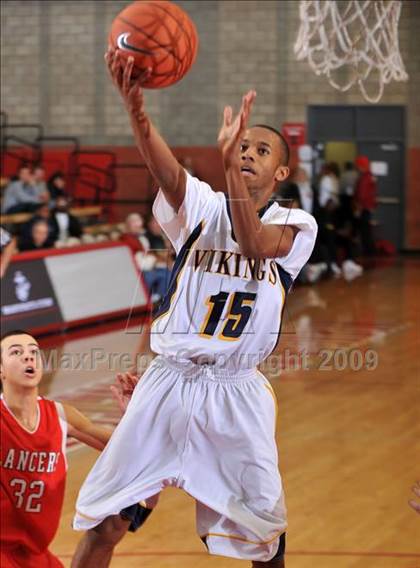Thumbnail 2 in Campbell Hall vs. Lutheran (Nike Extravaganza) photogallery.