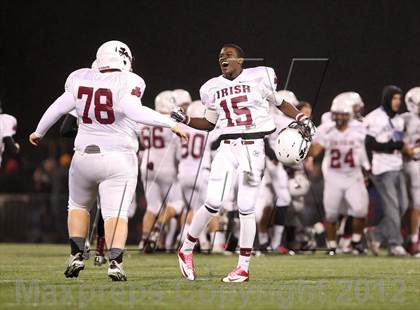 Thumbnail 3 in Aquinas Institute vs. Rush-Henrietta (NYSPHSAA Section 5 Class AA Semifinal) photogallery.