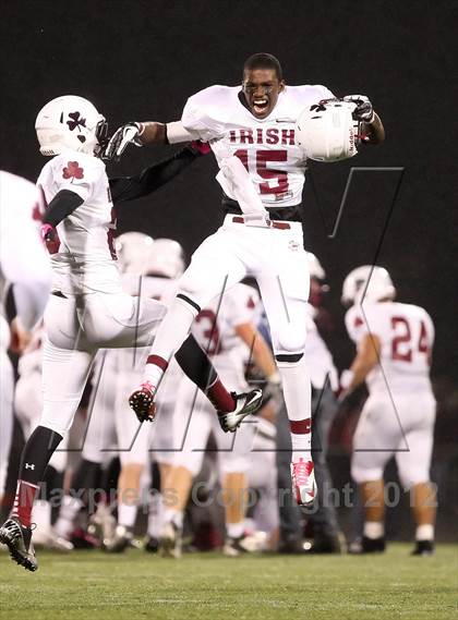 Thumbnail 2 in Aquinas Institute vs. Rush-Henrietta (NYSPHSAA Section 5 Class AA Semifinal) photogallery.