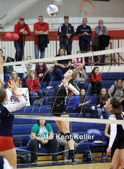 Thumbnail 2 in Sterling Heights Stevenson vs. Grosse Pointe North (MHSAA Class A Regional Final) photogallery.