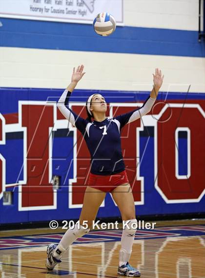 Thumbnail 3 in Sterling Heights Stevenson vs. Grosse Pointe North (MHSAA Class A Regional Final) photogallery.