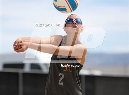 Thumbnail 1 in Xavier College Prep vs. Salpointe Catholic (CatBox Classic Beach Invitational) photogallery.
