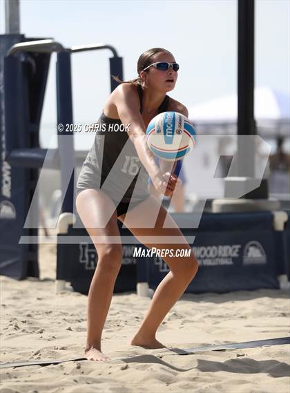 Thumbnail 2 in Xavier College Prep vs. Salpointe Catholic (CatBox Classic Beach Invitational) photogallery.