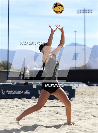 Thumbnail 1 in Xavier College Prep vs. Salpointe Catholic (CatBox Classic Beach Invitational) photogallery.