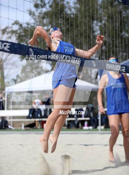 Thumbnail 3 in Xavier College Prep vs. Salpointe Catholic (CatBox Classic Beach Invitational) photogallery.