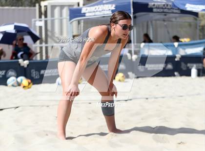 Thumbnail 3 in Xavier College Prep vs. Salpointe Catholic (CatBox Classic Beach Invitational) photogallery.