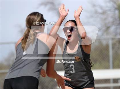 Thumbnail 3 in Xavier College Prep vs. Salpointe Catholic (CatBox Classic Beach Invitational) photogallery.