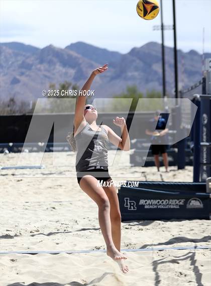 Thumbnail 1 in Xavier College Prep vs. Salpointe Catholic (CatBox Classic Beach Invitational) photogallery.