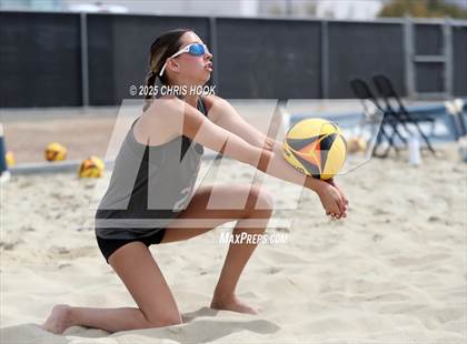 Thumbnail 3 in Xavier College Prep vs. Salpointe Catholic (CatBox Classic Beach Invitational) photogallery.