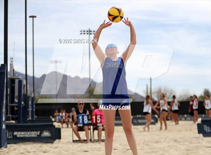 Thumbnail 1 in Xavier College Prep vs. Salpointe Catholic (CatBox Classic Beach Invitational) photogallery.