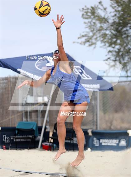 Thumbnail 3 in Xavier College Prep vs. Salpointe Catholic (CatBox Classic Beach Invitational) photogallery.