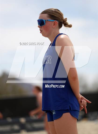 Thumbnail 2 in Xavier College Prep vs. Salpointe Catholic (CatBox Classic Beach Invitational) photogallery.