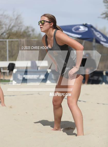 Thumbnail 3 in Xavier College Prep vs. Salpointe Catholic (CatBox Classic Beach Invitational) photogallery.
