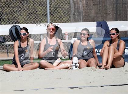 Thumbnail 3 in Xavier College Prep vs. Salpointe Catholic (CatBox Classic Beach Invitational) photogallery.