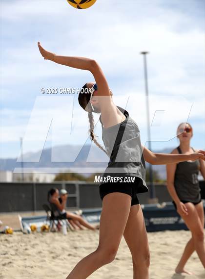 Thumbnail 1 in Xavier College Prep vs. Salpointe Catholic (CatBox Classic Beach Invitational) photogallery.