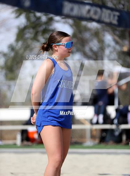 Thumbnail 2 in Xavier College Prep vs. Salpointe Catholic (CatBox Classic Beach Invitational) photogallery.