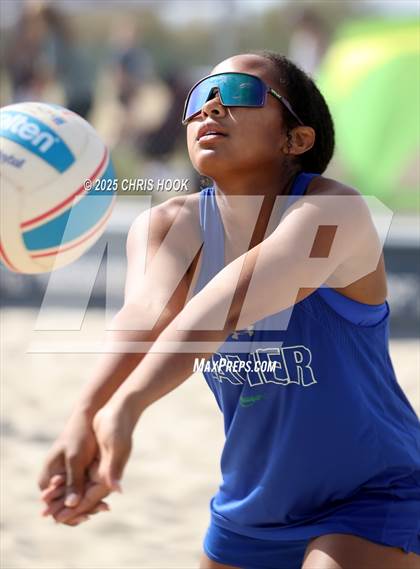 Thumbnail 1 in Xavier College Prep vs. Salpointe Catholic (CatBox Classic Beach Invitational) photogallery.