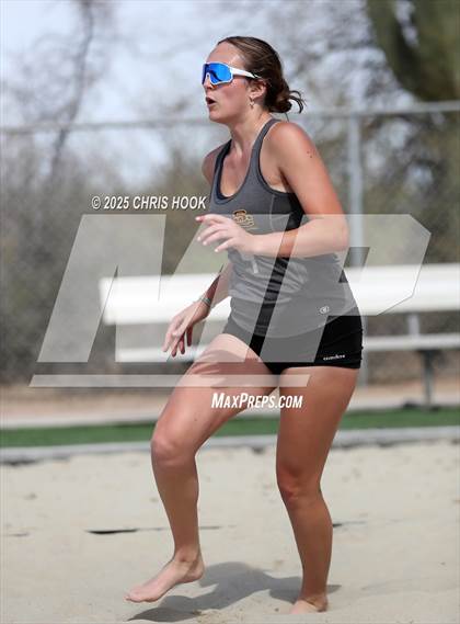 Thumbnail 3 in Xavier College Prep vs. Salpointe Catholic (CatBox Classic Beach Invitational) photogallery.