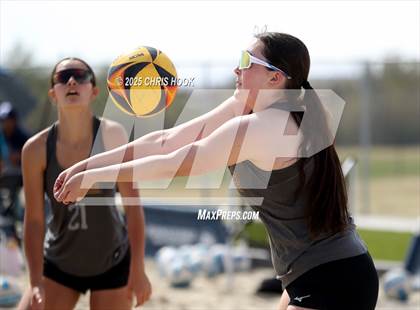 Thumbnail 3 in Xavier College Prep vs. Salpointe Catholic (CatBox Classic Beach Invitational) photogallery.