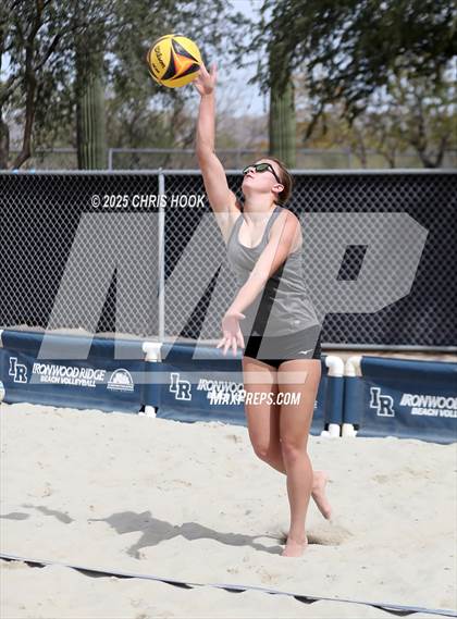 Thumbnail 1 in Xavier College Prep vs. Salpointe Catholic (CatBox Classic Beach Invitational) photogallery.