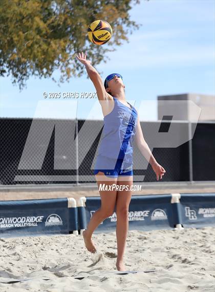 Thumbnail 1 in Xavier College Prep vs. Salpointe Catholic (CatBox Classic Beach Invitational) photogallery.