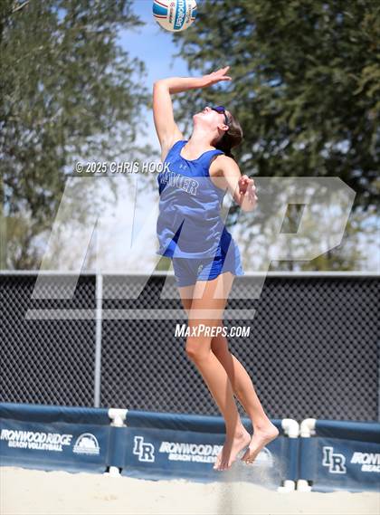 Thumbnail 1 in Xavier College Prep vs. Salpointe Catholic (CatBox Classic Beach Invitational) photogallery.