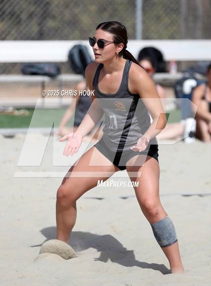 Thumbnail 1 in Xavier College Prep vs. Salpointe Catholic (CatBox Classic Beach Invitational) photogallery.