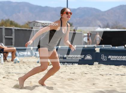 Thumbnail 2 in Xavier College Prep vs. Salpointe Catholic (CatBox Classic Beach Invitational) photogallery.