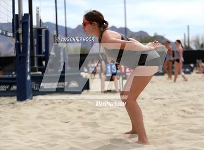 Thumbnail 1 in Xavier College Prep vs. Salpointe Catholic (CatBox Classic Beach Invitational) photogallery.