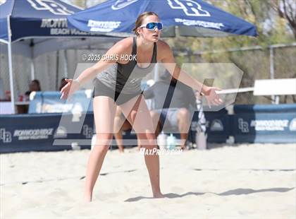 Thumbnail 2 in Xavier College Prep vs. Salpointe Catholic (CatBox Classic Beach Invitational) photogallery.